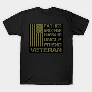 Veterans day T-shirt. OD on black Design! T-Shirt